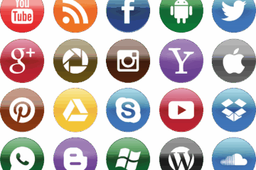 social media icons representing free platforms to promote affiliate links