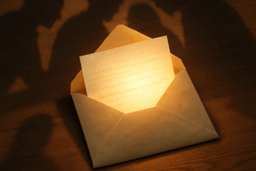 Open envelope glowing with light, symbolizing exciting and engaging email content.