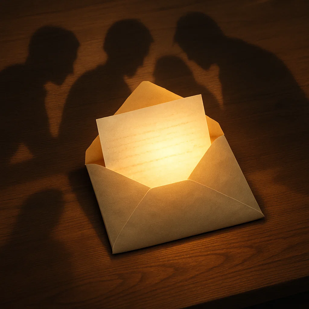 Open envelope glowing with light, symbolizing exciting and engaging email content.